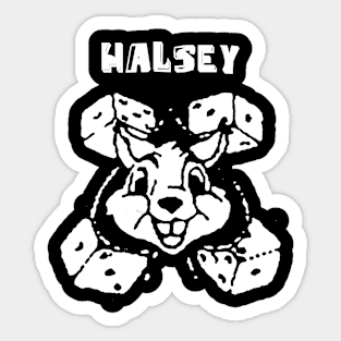 halsey dice bunny Sticker